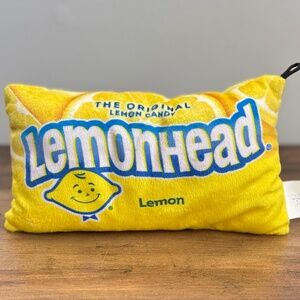 Snacks On Snacks LEMONHEAD Lemon Candy Bag 7.5" Series 1  Bean Bag Plush Toy